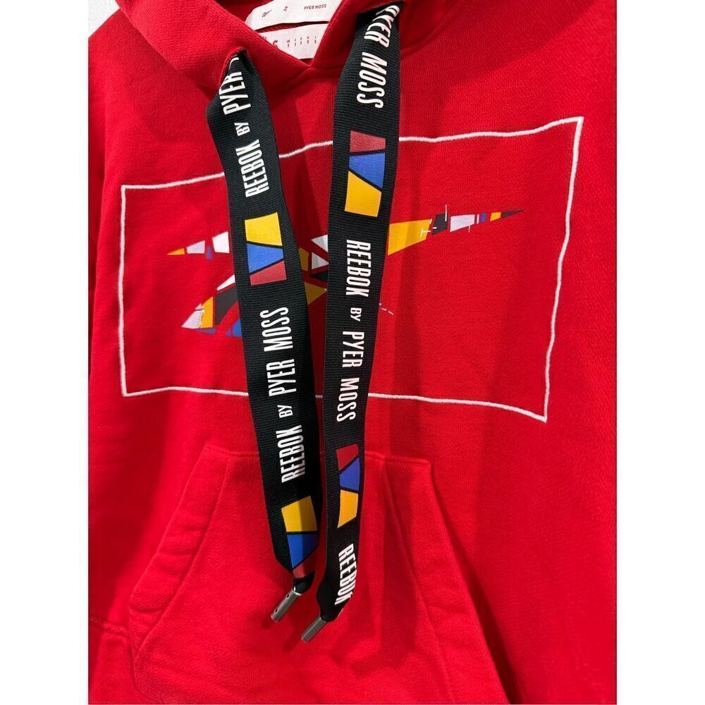 Reebok by Pyer Moss Red Family Reunion Hoodie Small - Picture 6 of 6